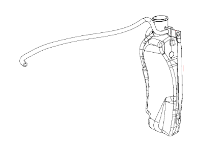 Mopar 68091500AD Bottle-COOLANT Recovery