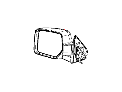 2010 Jeep Liberty Car Mirror - 57010187AC