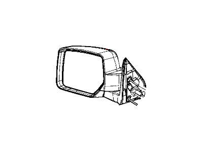 Mopar 57010185AC Door Mirror Left