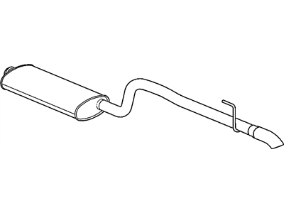 2002 Jeep Grand Cherokee Tail Pipe - 52101239AB