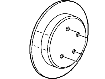 Chrysler PT Cruiser Brake Disc - 5085652AA