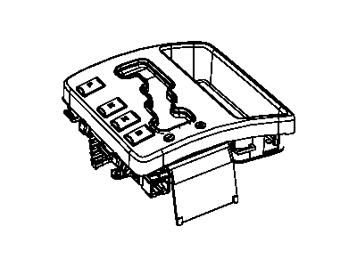 Mopar 52124584AA PRNDL BEZ-Gear Selector