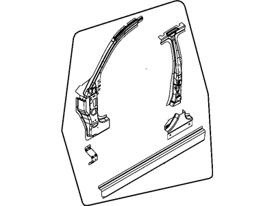 Mopar 5008726AF Panel-Body Side Aperture Inner