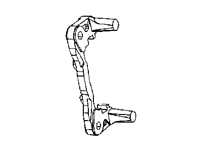 2008 Dodge Caliber Brake Caliper Bracket - 68033071AA