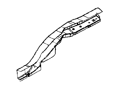 Mopar 5054203AA Rail-Rear Floor Pan Side