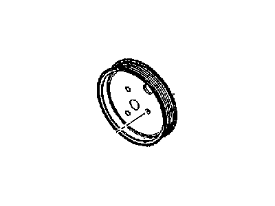 Mopar 5072441AA Pulley-Power Steering Pump