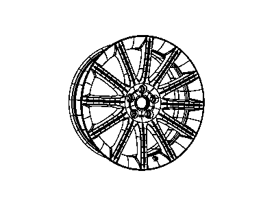2009 Chrysler 300 Spare Wheel - 68051231AA