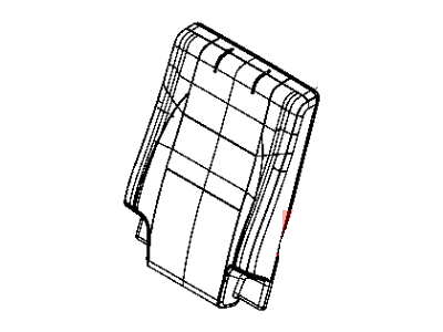 Mopar 5YE08DX9AA Rear Seat Back 3Rd Row Cover