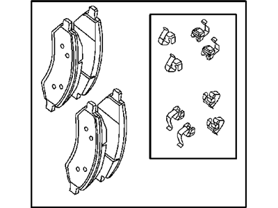 Ram Dakota Brake Pad - V1013550AA