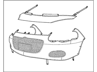 Mopar 82208233 Cover Kit-Front End