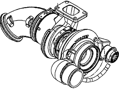 Dodge Ram 2500 Turbocharger - R5143256AA