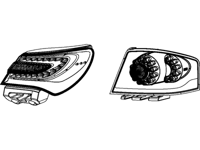 Mopar 5182537AD Lamp-Tail Stop Turn