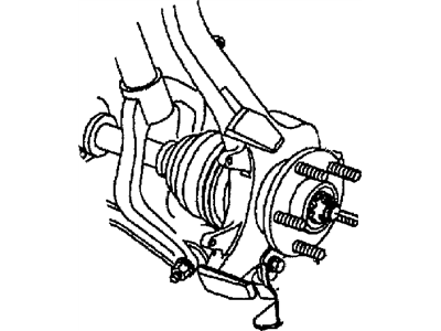 Chrysler Wheel Stud - 6506532AA