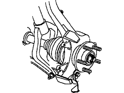 Dodge Wheel Stud - 6506532AA