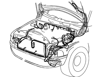 Mopar 56045940AE Wiring-HEADLAMP To Dash