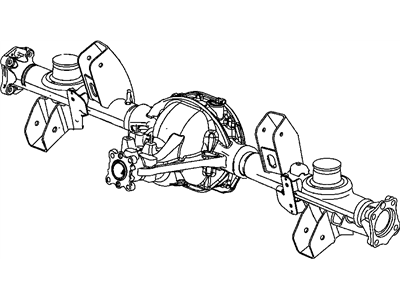 Mopar 5183509AB Axle-Service Rear