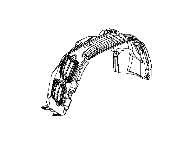 Mopar 68102265AC Shield-WHEELHOUSE