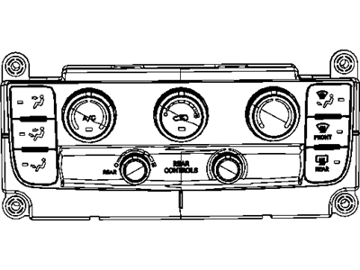 Mopar 55111249AB Air Conditioner And Heater Control