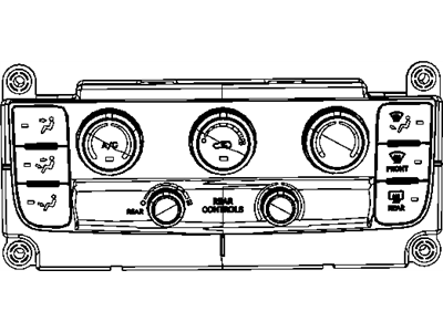 Mopar 55111240AB Air Conditioner And Heater Control