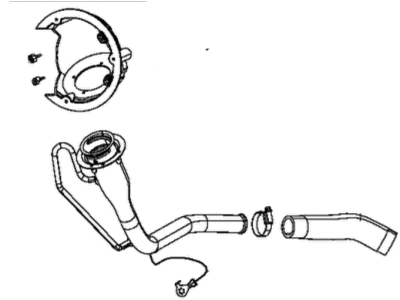 2020 Ram 3500 Fuel Filler Neck - 57008468AA
