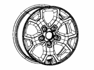 2022 Jeep Wrangler Spare Wheel - 4755544AA