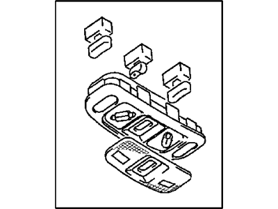 1995 Dodge Avenger Dome Light - MR148328