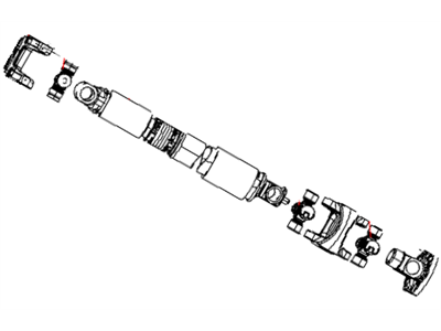 2009 Dodge Ram 3500 Drive Shaft - 52123202AC