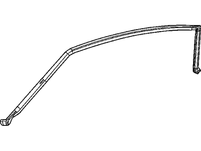 Mopar 5098670AA Seal-Door Glass