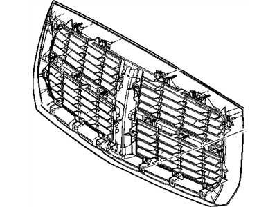 Mopar 5JK361XRAA Grille-Radiator