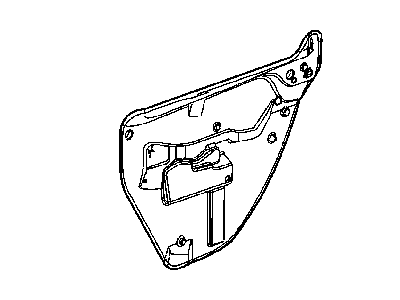 Mopar 68032408AA Shield-Rear Door