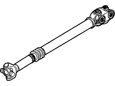 2002 Jeep Wrangler Drive Shaft - 52098378AC