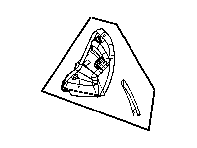 Mopar 4878811AB Extension-Quarter Panel