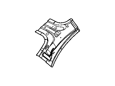 Mopar 4814844AD Panel-Quarter Inner