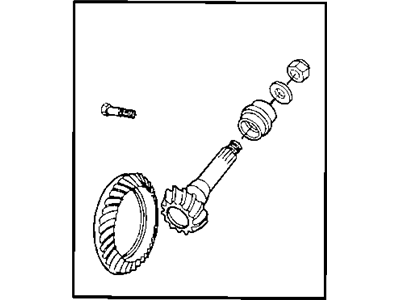 Mopar 5086798AD Gear Kit-Ring And PINION