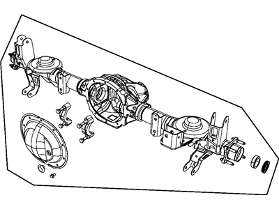 Mopar 68004047AD Housing-Rear Axle