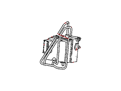 Mopar 52010035AH Anti Lock Brake Abs Pump Module