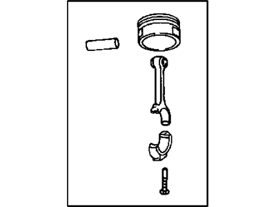 Dodge Caravan Piston - 5019338AB