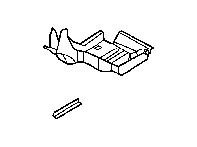 Mopar 4888957AE Rail-Front Side Rail Rear