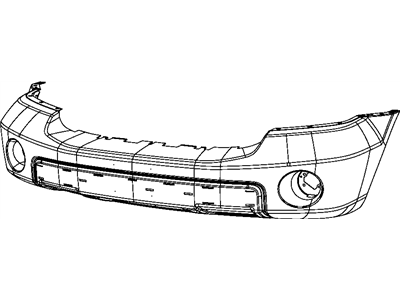 Mopar 1FJ911D7AC Premium Front Bumper Cover