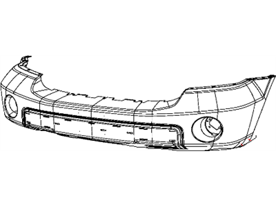 Mopar 68002900AA Front Bumper Cover