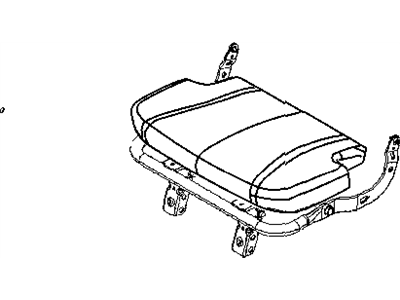 Mopar 5183671AA Frame-Rear Seat Cushion