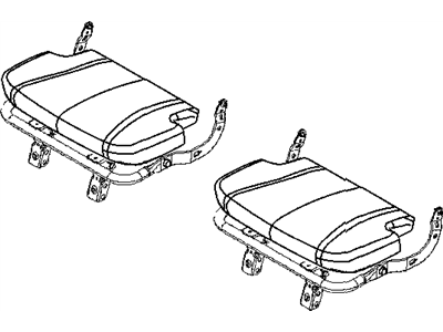 Mopar 5183629AA Seat Cushion Foam Right And Left