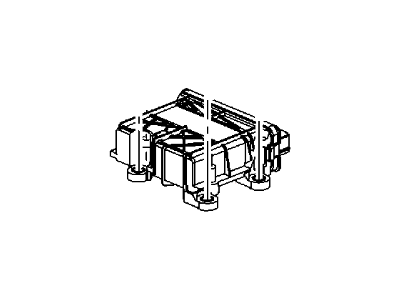 Jeep Wrangler Air Bag Control Module - 68185856AB