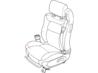 Mopar YJ631L5AA Front Seat Back Cover