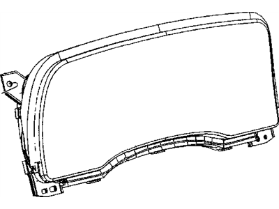 Mopar 68001787AA Mask-Instrument Cluster