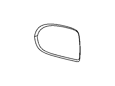 Mopar 68003715AA Glass-Mirror Replacement