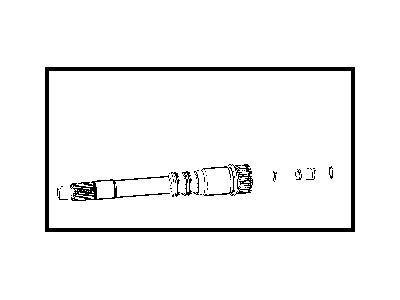 Mopar 68029247AA Shaft-Transmission