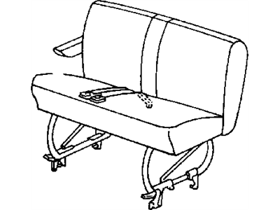 2001 Chrysler Voyager Seat Belt - RK951QLAA