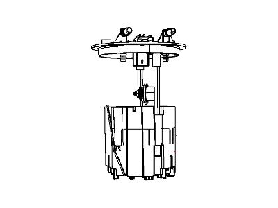 Mopar 68030923AB Fuel Pump Module Assembly-And Level Sensor Module