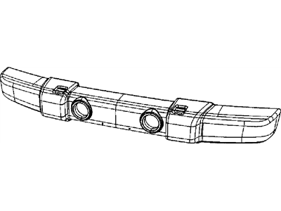 2007 Jeep Wrangler Bumper - 1FN66RXFAA